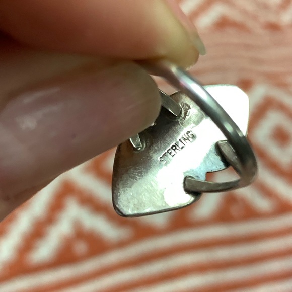 Turquoise Coral Snake Eye Ring - Picture 5 of 6